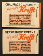België 1941 - Oude Postzegelsboekjes A35a+A35b - Compleet in, Postzegels en Munten, Gestempeld
