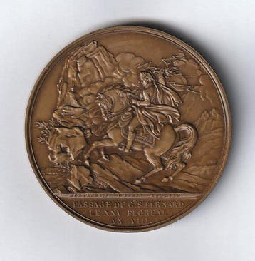 Frankrijk. Médaille de Marengo et du passage du Grand, Postzegels en Munten