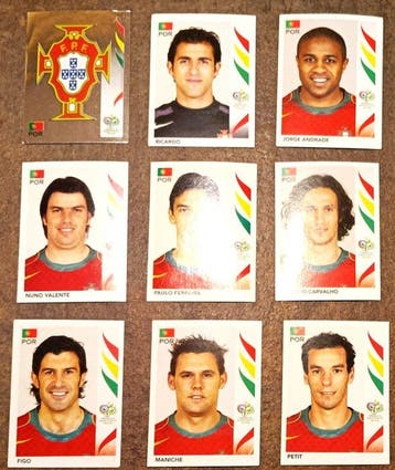 2006 Panini WC Germany 2006 Cristiano Ronaldo, Luis Figo -