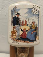 Sarreguemines - Koffiemolen - Faience, hard hout