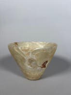 Oud-Egyptisch Albast sculptuur - 14 cm, Collections, Minéraux & Fossiles