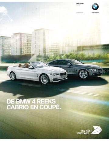 2016 BMW 4 SERIE BROCHURE NEDERLANDS