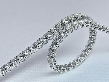 Pala Diamond - Bracelet de tennis - 18 carats Or blanc -