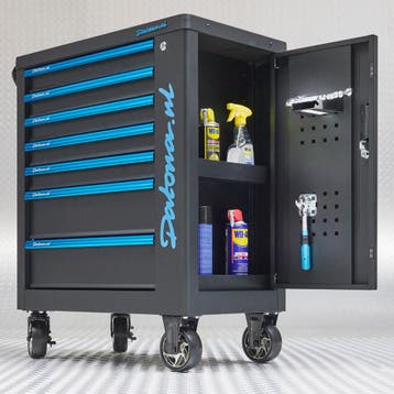 Datona Gereedschapswagen Black-Line met 7 laden +, Ophalen of Verzenden