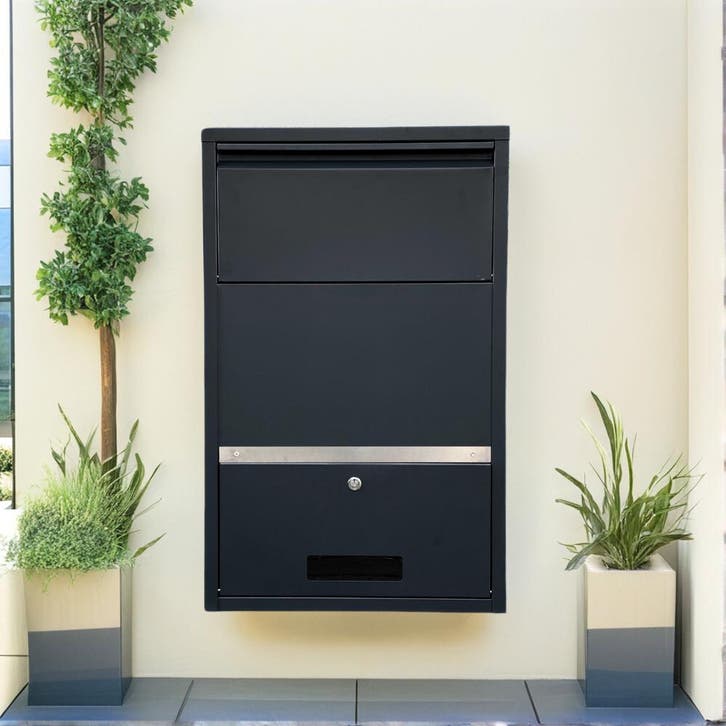 Pakketbrievenbus muurbevestiging | Scherpe prijs, Tuin en Terras, Brievenbussen, Wandbrievenbus, Nieuw, Overige materialen, Verzenden