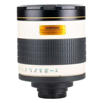 Samyang 800mm f/6.3 Spiegel lens (Nikon, Canon met garantie, Ophalen of Verzenden