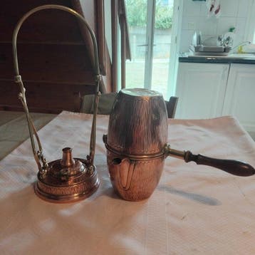 Meret, Lelong, Fournier et Cie - Chocoladepot - Roodkoper,