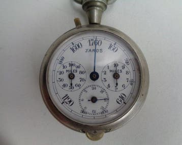 pedometer-kompas -meetwiel - Metaal - 1930-1940