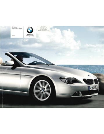 2004 BMW 6 SERIE CABRIOLET BROCHURE NEDERLANDS, Nieuw