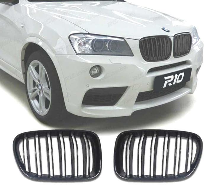 Calandre Pour Bmw X3 F25 10-14 Look M Noir Mat, Autos : Pièces & Accessoires, Carrosserie & Tôlerie, Envoi
