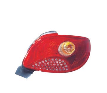 Feux Arrière Droit Pour Peugeot 206 Plus 09- Ambre Rouge, Verzenden