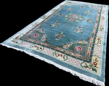 China Aubusson - Gereinigd - handgeknoopt - wol - Tapijt -