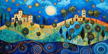 Felix van Horst - Dreamy Domain (XXL), Antiek en Kunst, Kunst | Schilderijen | Modern