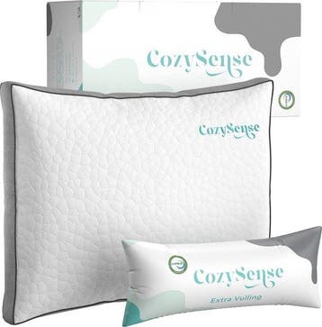 2dekans | CozySense® Hoofdkussen Traagschuim - Ergonomisch, Ophalen of Verzenden