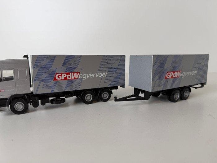 Lion Toys 1:50 - Modelauto (2) - DAF, Hobby en Vrije tijd, Modelauto's | 1:5 tot 1:12