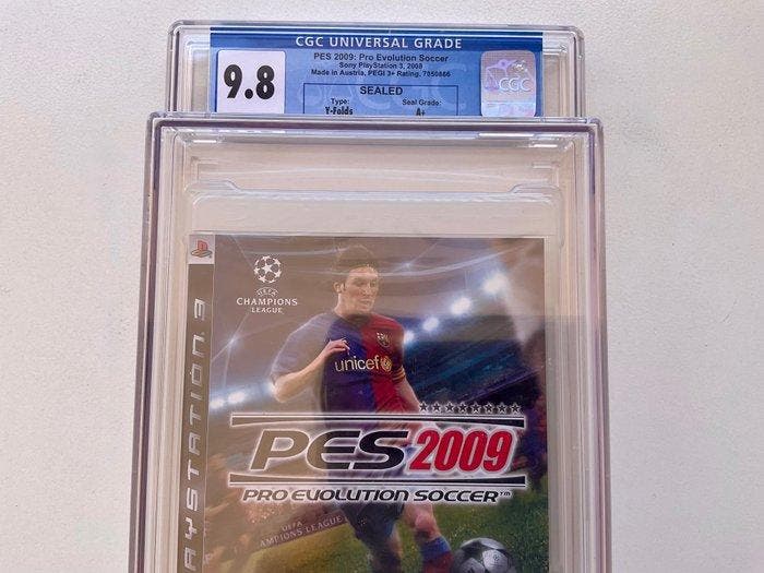 Sony - Playstation 3 (PS3) - CGC 9,8 Grade PES 2009: Pro, Games en Spelcomputers, Spelcomputers | Overige Accessoires