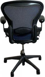 Refurbished Herman Miller Aeron bureaustoel, blauw mesh, Zo goed als nieuw, Bureaustoel, Ergonomisch, Verzenden