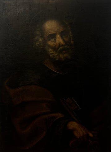 Italiaanse school (XVII) - San Pietro - NO RESERVE, Antiek en Kunst, Kunst | Schilderijen | Klassiek
