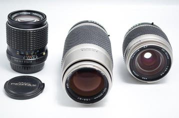 Pentax, Asahi, Tokina smc-M 3.5 135mm + AF 5.6-6.7/100-300mm