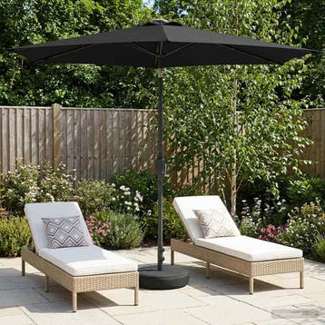 vidaXL Tuinhaard met LED-verlichting en basis 270 x 270 cm, Verzenden