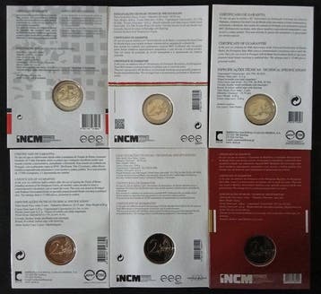 Portugal. 2 Euro 2007/2014 (6 coins) (Zonder minimumprijs), Postzegels en Munten