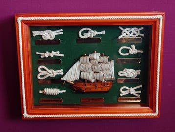 Maritieme objecten (4) - Katoen- Lijst met scheepsknopen