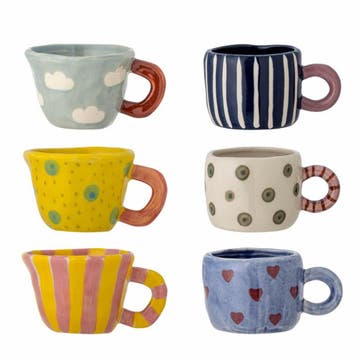 Bloomingville Mini Nini mokken - set van — zo goed als nieuw, Maison & Meubles, Verzenden