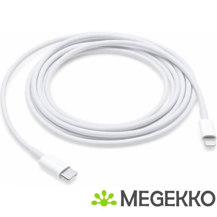 Apple USB-C naar lightning-kabel 2m wit, Computers en Software, Pc- en Netwerkkabels, Nieuw, Verzenden