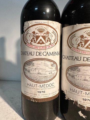 1976 & 1978 Chateau de Camensac - Haut-Médoc Grand Cru
