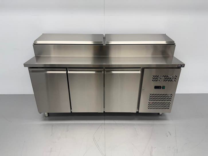 Acier inoxydable HCB Saladette Saladiere Etabli réfrigéré, Articles professionnels, Horeca | Équipement de cuisine, Envoi