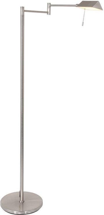 2dekans | Steinhauer - vloerlamp - Retina - staal - glas, Huis en Inrichting, Ophalen of Verzenden, Nieuw