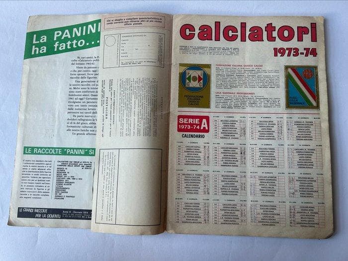 1973/74 Panini Calciatori - 1 Compleet album - Good (GD), Verzamelen, Stickers