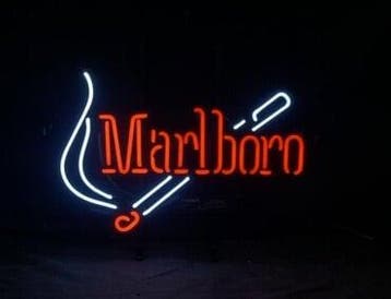 Marlboro NEON sign bord led lichtbord verlichting lamp XXL, Verzenden