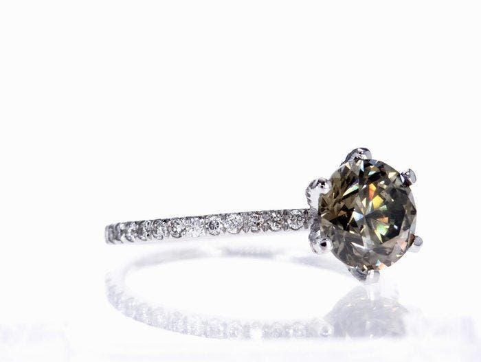 Sans prix de réserve - Bague de fiançailles - 14 carats Or, Bijoux, Sacs & Beauté, Bijoux anciens