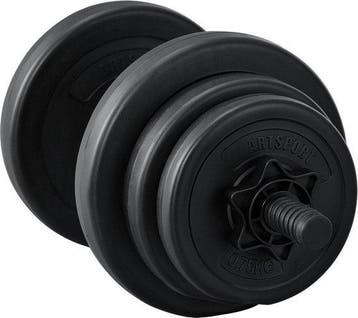 2dekans | Juskys – Dumbbel 10 kg – 45 x 2,5 cm – Voorzien, Ophalen of Verzenden, Nieuw