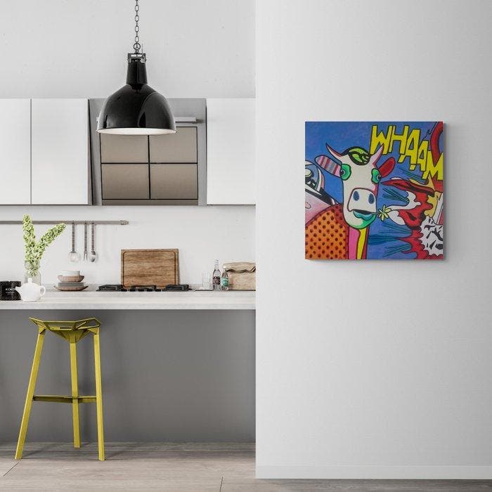 Fredi Gertsch - Baby Meets Roy, Antiquités & Art, Art | Peinture | Moderne