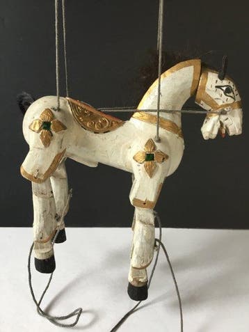 Marionnette - antiek paard - Bois - 1950-1960