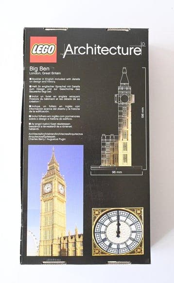 Lego Set - 21013 - Architecture - Big Ben, Nieuw