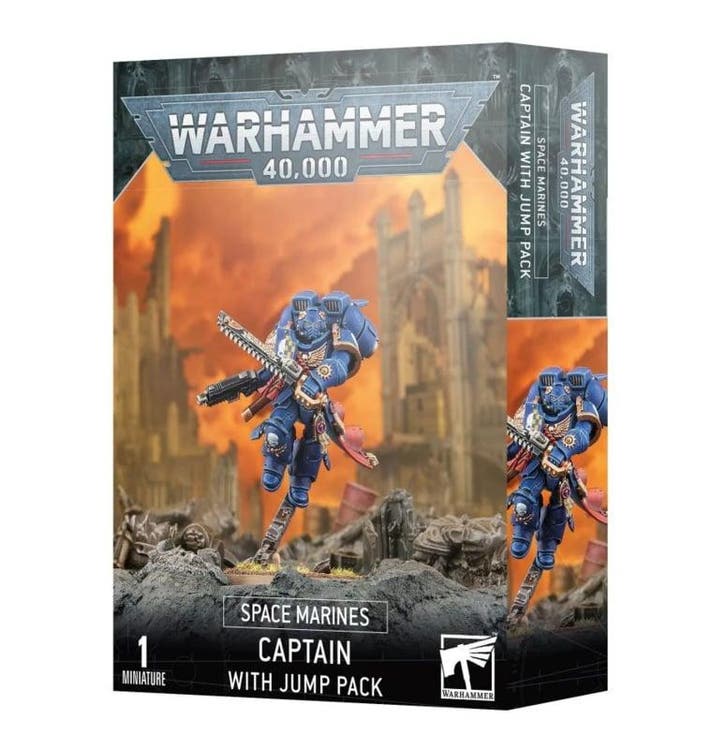 Space Marines Captain with jump pack (Warhammer Nieuw), Hobby & Loisirs créatifs, Wargaming, Enlèvement ou Envoi