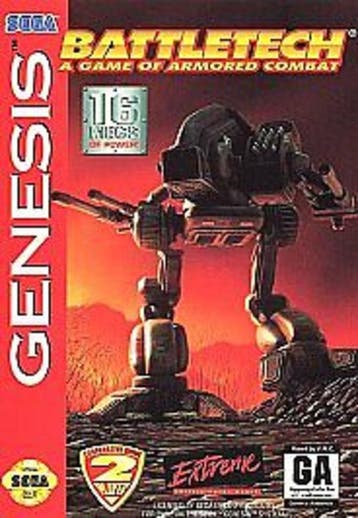 Battletech A Game of Armored Combat - Sega Genesis - NTSC..., Games en Spelcomputers, Games | Sega, Ophalen of Verzenden, Zo goed als nieuw