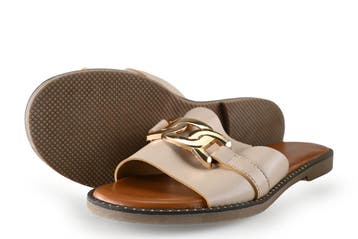 Dolcis Slippers in maat 41 Beige, Kleding | Dames, Slippers, Dolcis, Verzenden, Beige