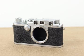 Leica IIIf red Dial uit 1951 Analoge camera