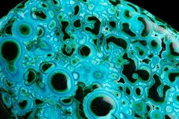 TOP MALACHIET met CHRYSOCOLLA - extra patroon - TOP -