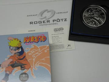 Frankreich 10 Euro zilver Pp 2023 Jugendserie Naruto zilver, Verzenden
