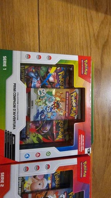 Pokémon - 3 Box - Collezione illustrata Primi compagni di, Nieuw