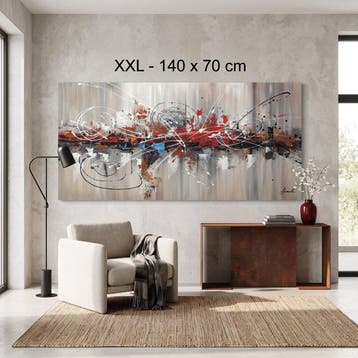 Monika Spiewak - Abstract - Oil Painting Stretched On The