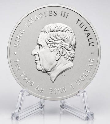 Tuvalu. 1 Dollar 2026 – Dune – 1 oz Silver Coin – Ag .9999 –