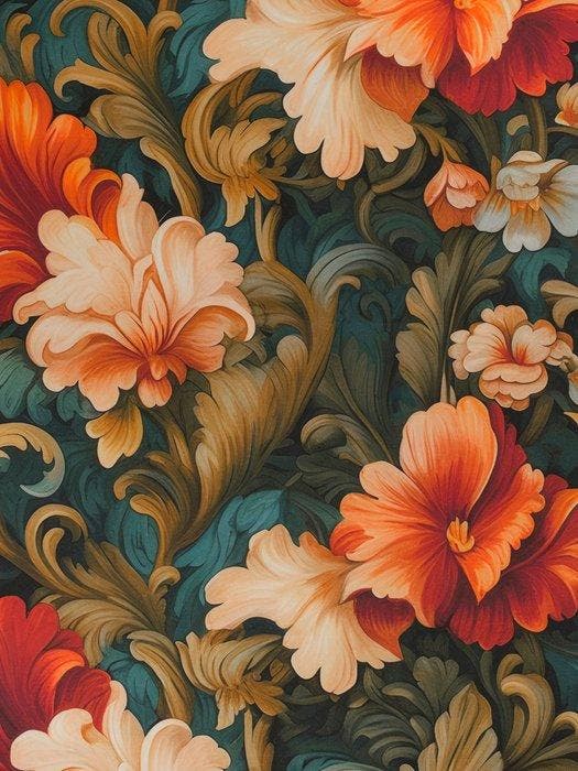 TexStilArt - AURORA - Exclusieve 100% katoenen premium stof, Antiek en Kunst, Kunst | Designobjecten