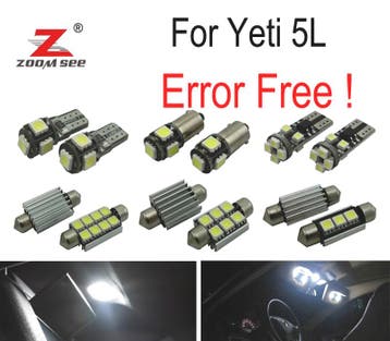 Kit 19 Ampoules Led Intérieur Pour Skoda Yeti 5L Suv 2009+, Verzenden, Nieuw