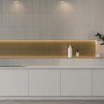 Wandtegel Ragno Gamma Lichtgrijs Dust Mat 5x30 (Muurtegels), Nieuw, 20 tot 40 cm, 10 m² of meer, Wandtegels
